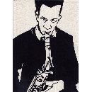 切り絵　MU-10 サックス