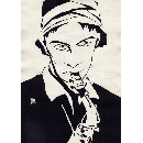 切り絵　MU-06　サックス