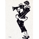 切り絵　MU-13 トランペット