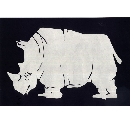 切り絵　図案　サイ　AN-50