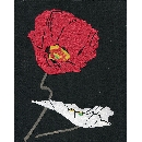 切り絵　FL-05 ポピー