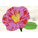 切り絵　FL-33 ツバキ